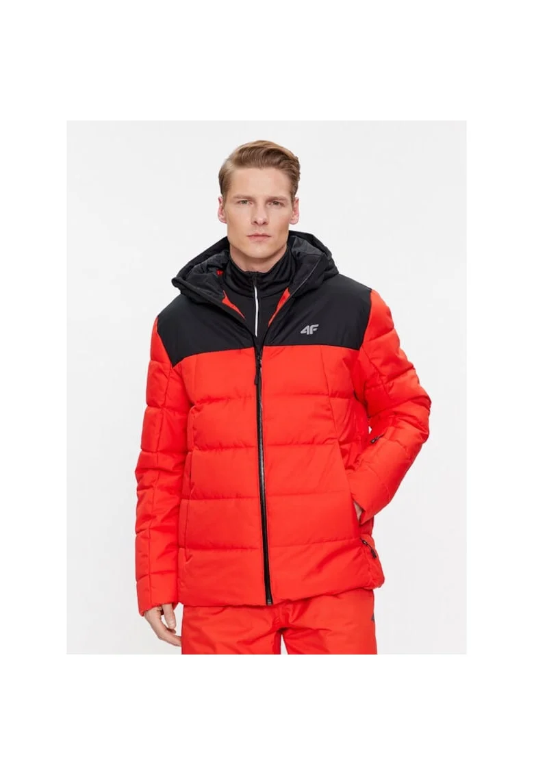 Geaca ski barbati,  75610, Poliester, Rosu
