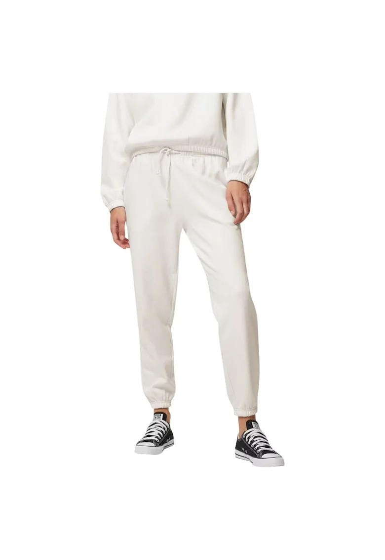 Pantaloni sport dama OTHAW23TTROF433,  Bumbac/Poliester, Alb