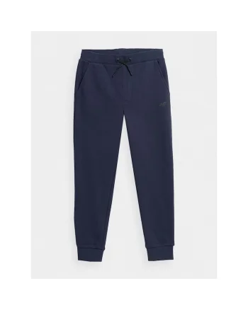 Pantaloni sport Baieti,  302877836, Bumbac, Bleumarin
