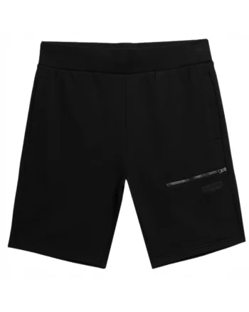 Pantaloni scurti de trening pentru barbati,  Bumbac/Poliester, Negru22, Negru