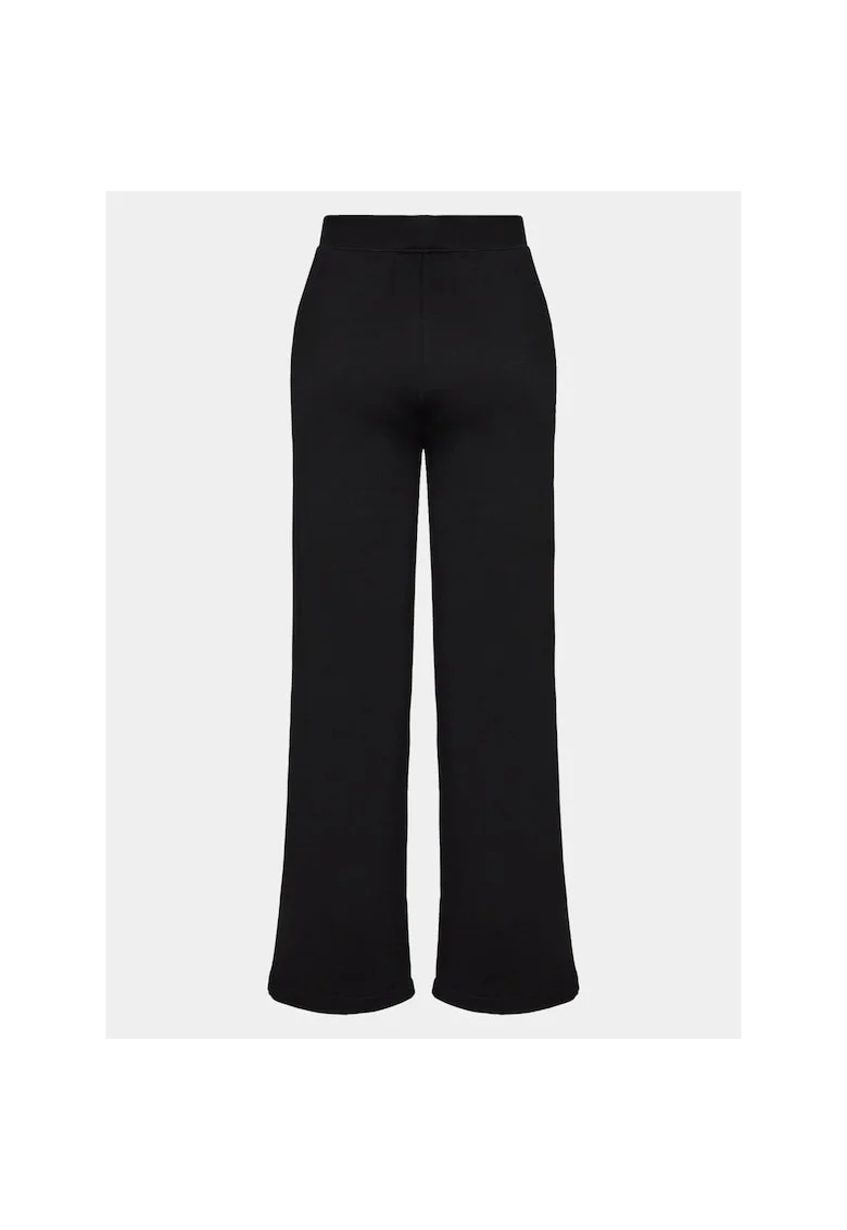 Pantaloni sport dama,  302868100, Bumbac, Negru