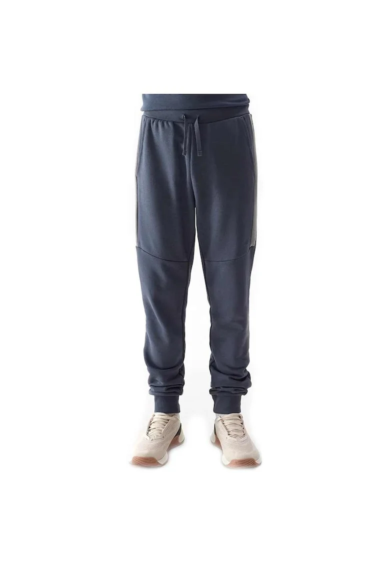 Pantaloni sport copii  model 4FJWSS24TTROM589, confortabili, bumbac/poliester, albastru