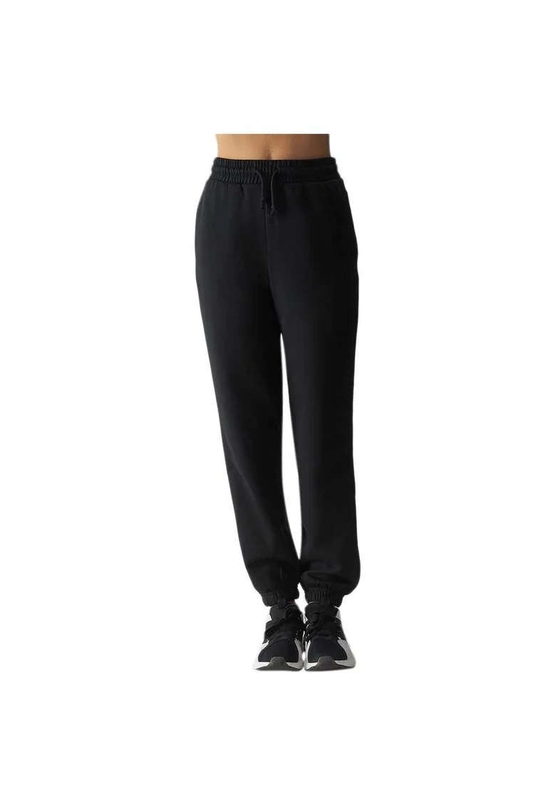 Pantaloni sport dama WAW24TTROF0819, 4F, Bumbac/Poliester, Negru