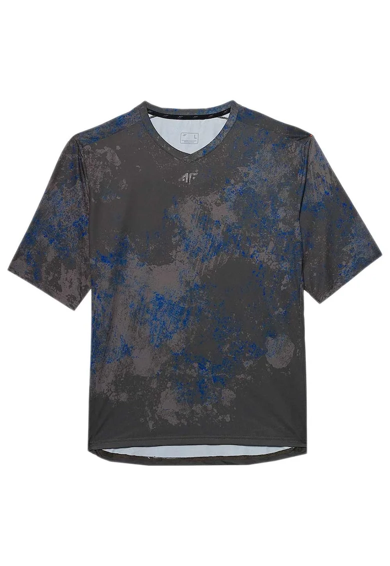 Tricou sport  croiala lejera, gri, poliester