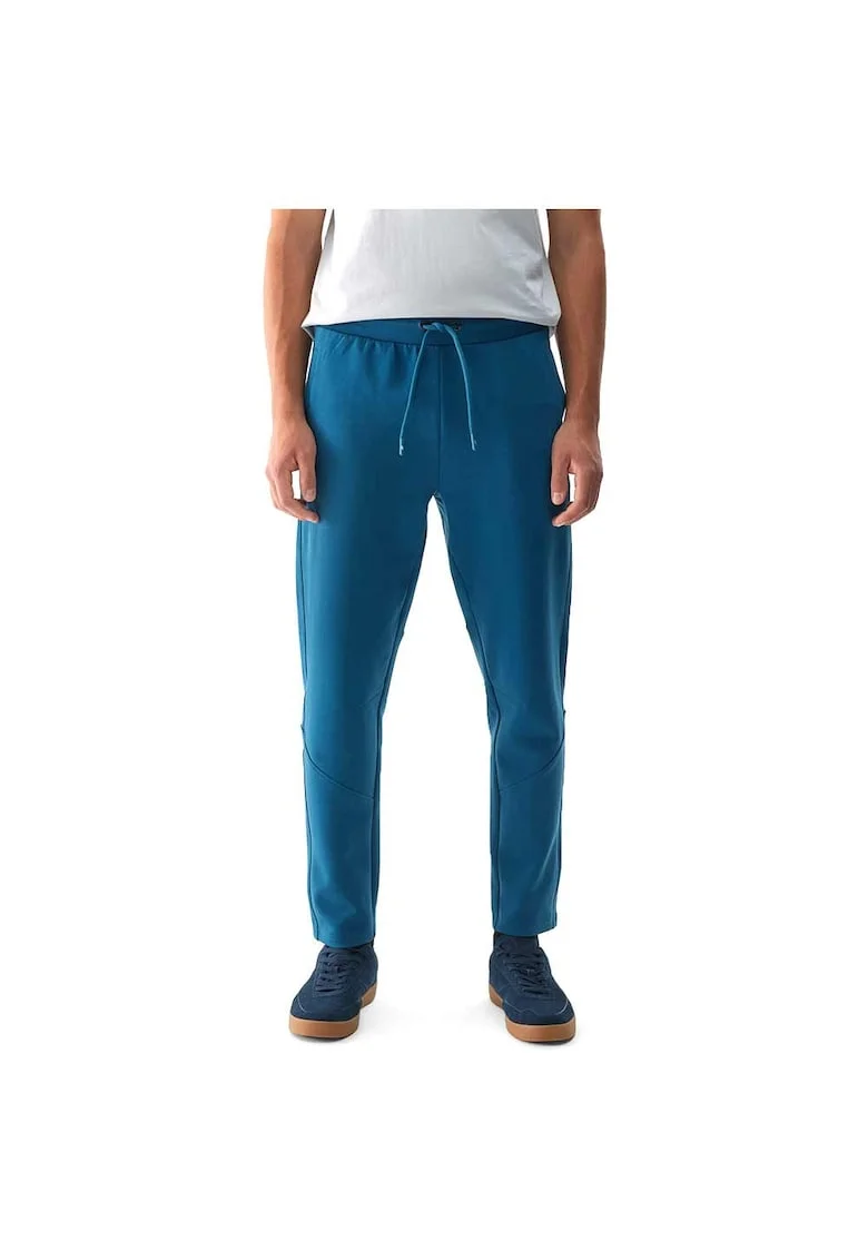 Pantaloni de trening pentru barbati,  4FWAW24TTROM0784, poliester/elastan, albastru