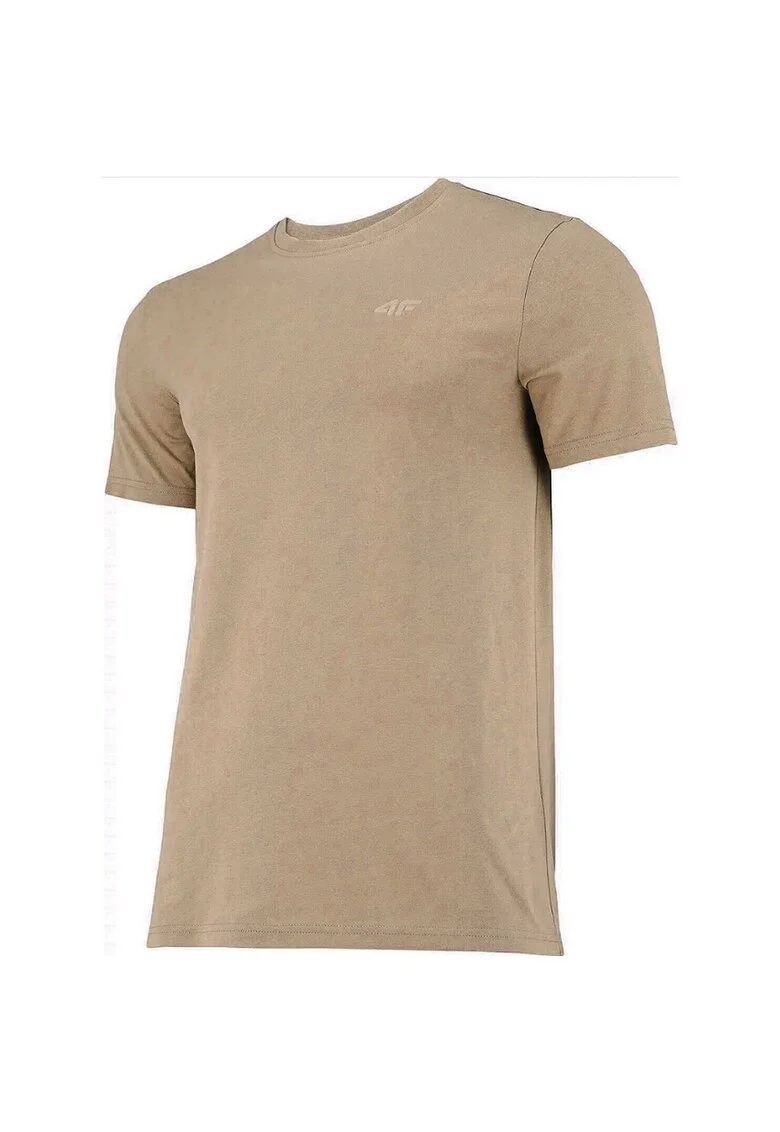 Tricou sport barbati,  Bumbac, Bej, Bej