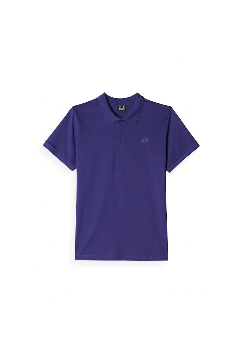 Tricou polo barbati  bleumarin, bumbac 100%, stil sportiv,