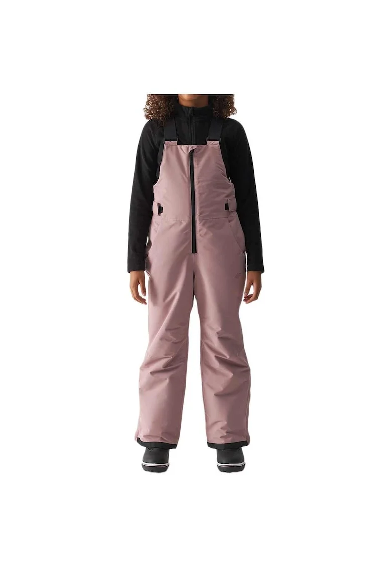 Costum de schi copii  impermeabil, respirabil, bej, poliester,