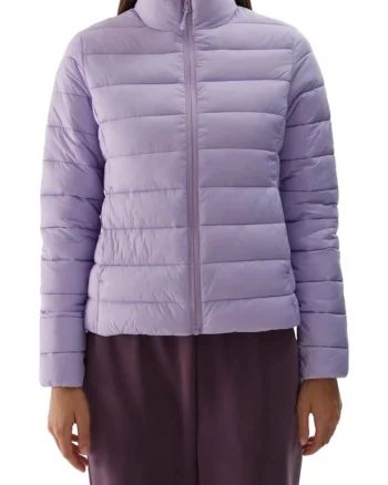 Jacheta de puf  pentru femei, hidrofuga, protectie usoara, violet, poliamida