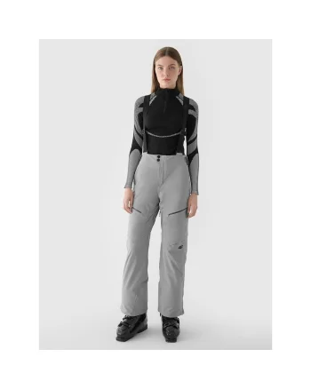 Pantaloni de Schi pentru Femei  NeoDry 15000 Gri, Respirabili si Impermeabili, Ideali pentru Iarna si Activitati pe Partie, XS-XXL