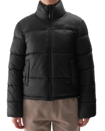 Jacheta matlasata  neagra, hidrofuga, poliamida,