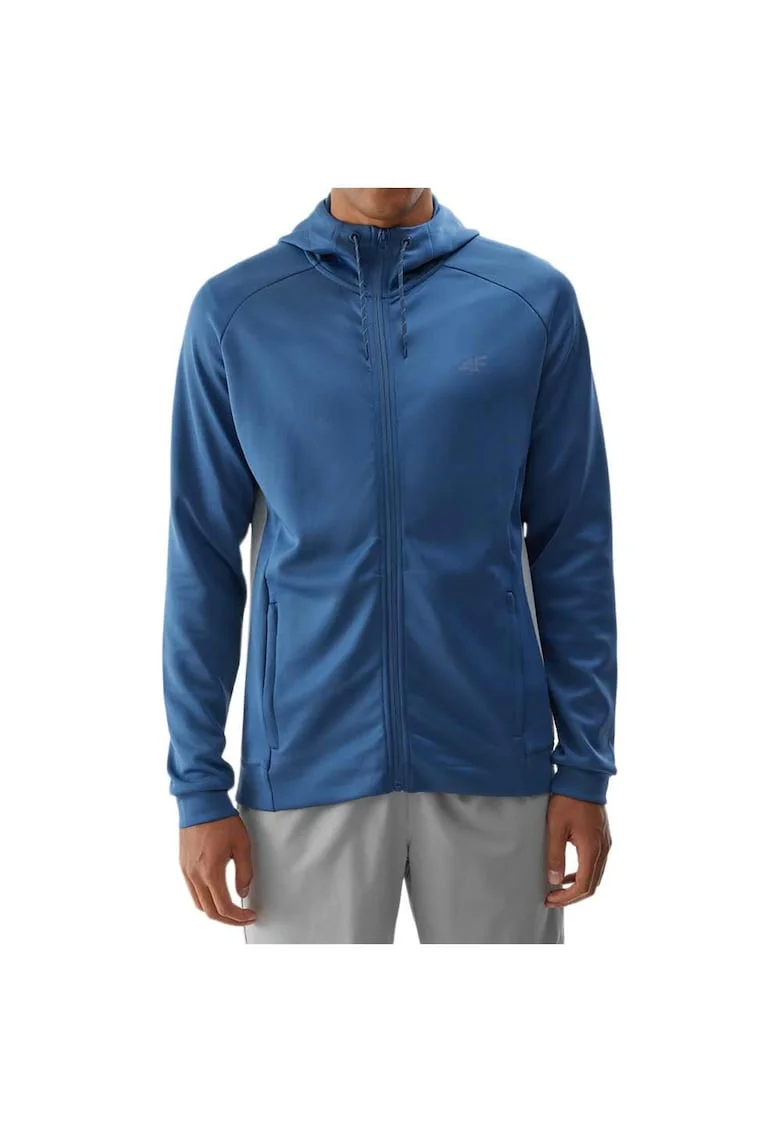 Hanorac sport  gluga, uscare rapida, poliester, barbati