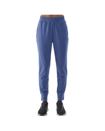Pantaloni sport dama WAW24TFTRF689, 4F, Bumbac/Poliester, Albastru