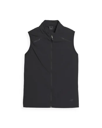 Vesta sport  neagra, ultrausoara, impermeabila, pentru alergare, poliamida