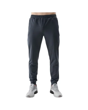 Pantaloni sport barbati  Adriano, talie ajustabila, poliester, bleumarin