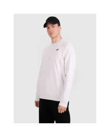 Bluza sport barbati,  gri, material bumbac