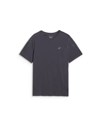 Tricou barbati  gri, lana merinos, uscare rapida