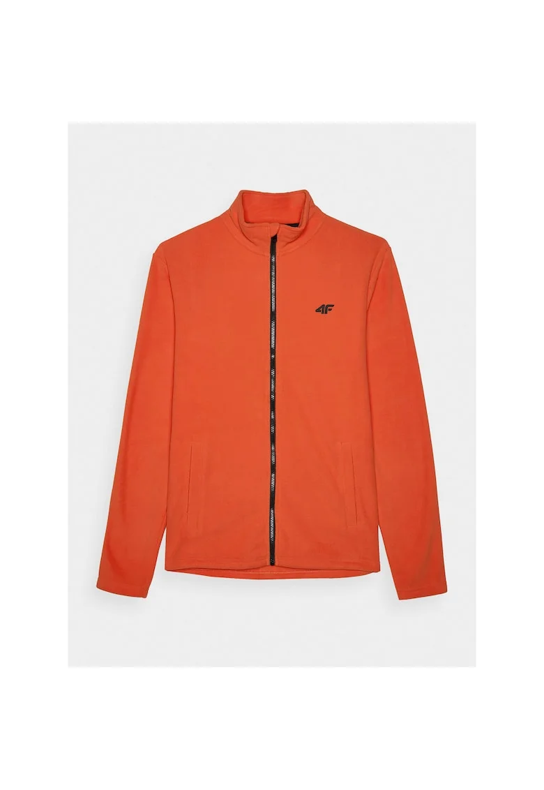 Hanorac sport barbati  rosu, material respirabil fleece
