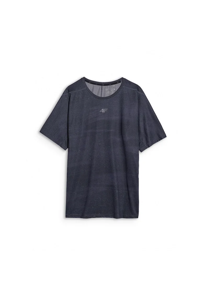 Tricou ciclism  uscare rapida, negru, material sintetic, pentru barbati