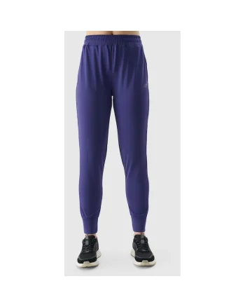 Pantaloni sport dama  mov, uscare rapida, 2 buzunare