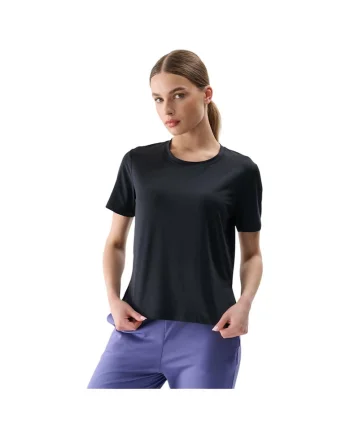 Tricou sport  negru, poliester, uscare rapida, croiala confortabila
