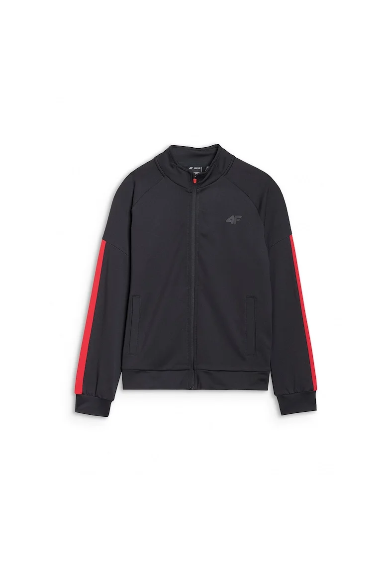 Jacheta sport copii,  Sintetic/Elastan, Negru