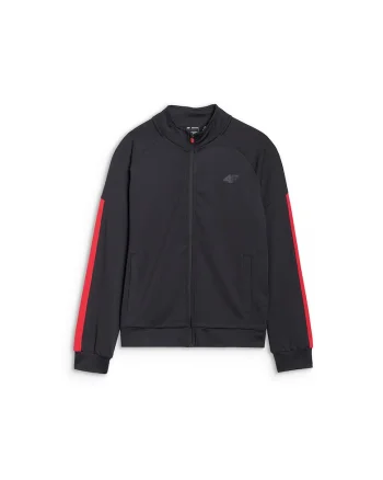 Jacheta sport copii,  Sintetic/Elastan, Negru