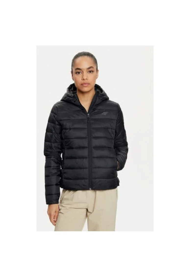 Geaca dama,  303944117, Poliamida, Negru, Negru