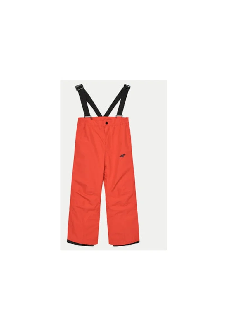 Pantaloni ski baieti,  303943707, Poliester, Negru, Negru