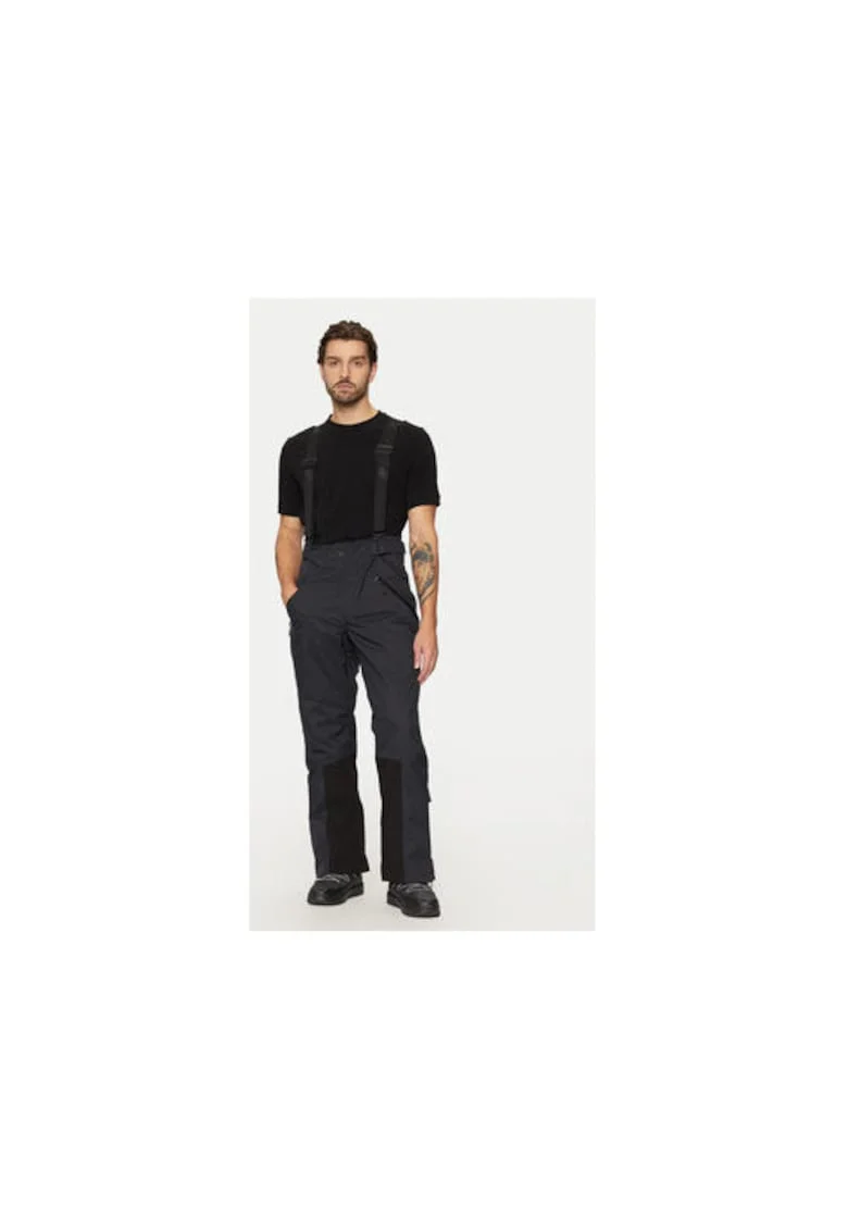 Pantaloni ski barbati,  303945183, Poliester, Negru, Negru