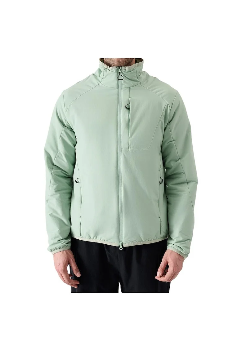 Jacheta de puf barbati  impermeabila, elastica, verde, material sintetic,