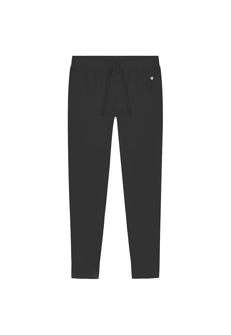 Pantaloni sport dama 115404,  Bumbac/Elastan, Negru,