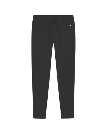 Pantaloni sport dama 115404,  Bumbac/Elastan, Negru,