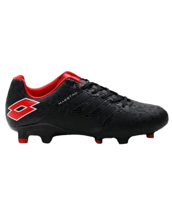 Pantofi sport barbati  Maestro 700 IV FG, negru/rosu, piele ecologica, talpa cu 12 crampoane, croi asimetric