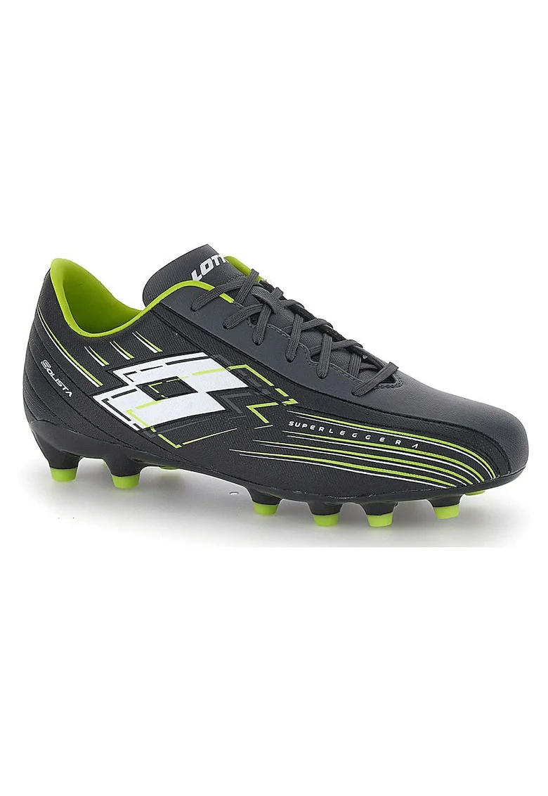 Ghete fotbal  Solista 700 VIII FG, negru, sintetic, cu suport si control optimizat