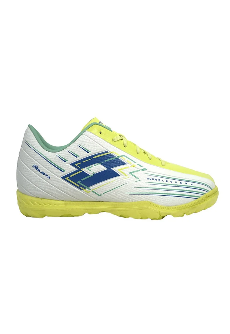 Ghete fotbal copii  Solista 700 VIII TF JR, sintetic, talpa TURF, usoare, multicolor,