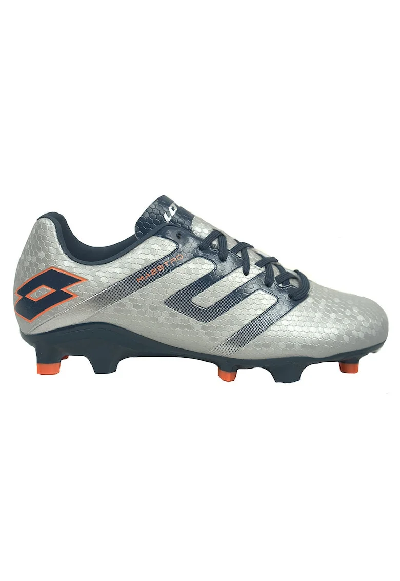 Ghete fotbal  Maestro 700 V FG, argintii, material sintetic, pentru gazon natural