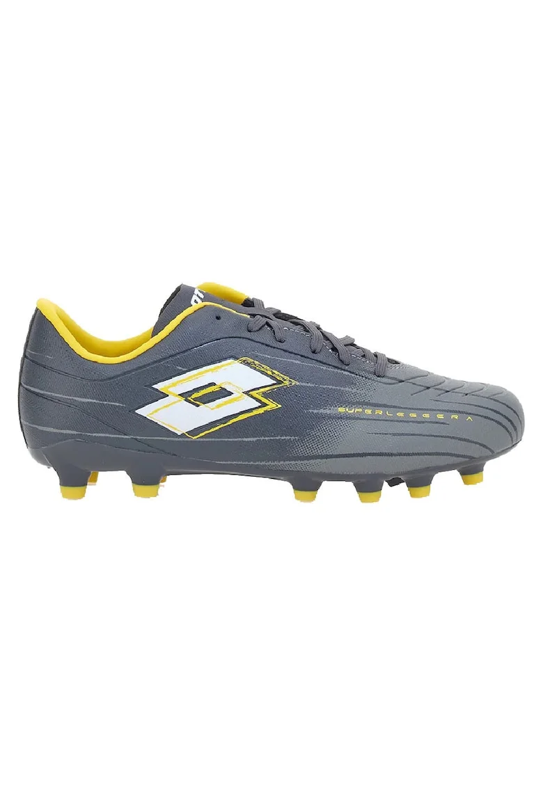 Pantofi sport barbati  Solista 700 IX FG, gri, sintetic, pentru fotbal, cu crampoane multidirectionale