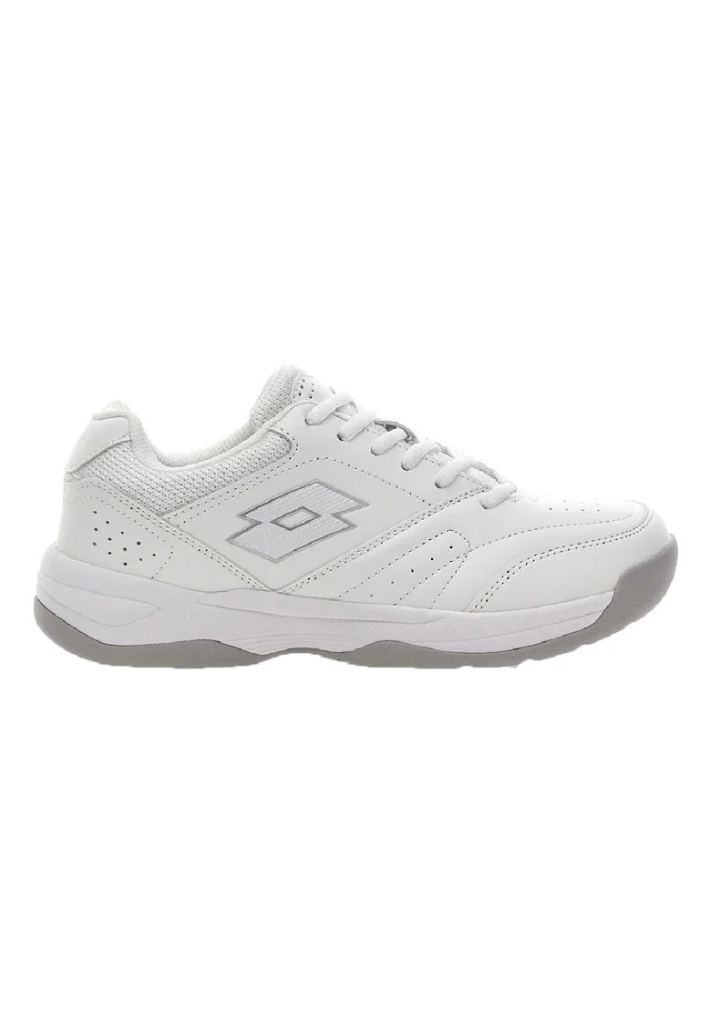 Pantofi sport dama  Court AMF XX W, piele ecologica, alb, design ergonomic, brant cu spuma cu memorie