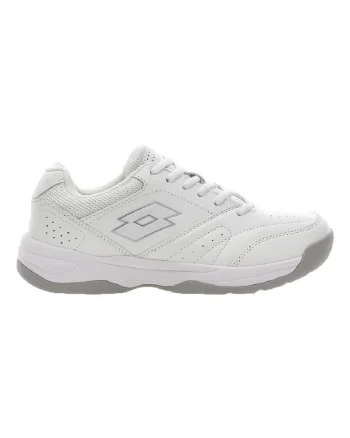 Pantofi sport dama  Court AMF XX W, piele ecologica, alb, design ergonomic, brant cu spuma cu memorie