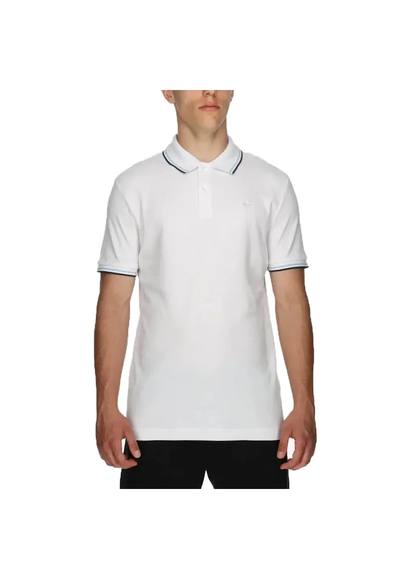 Tricou sport barbati  Polo Classica I, alb, bumbac, maneca scurta, croiala perfecta,