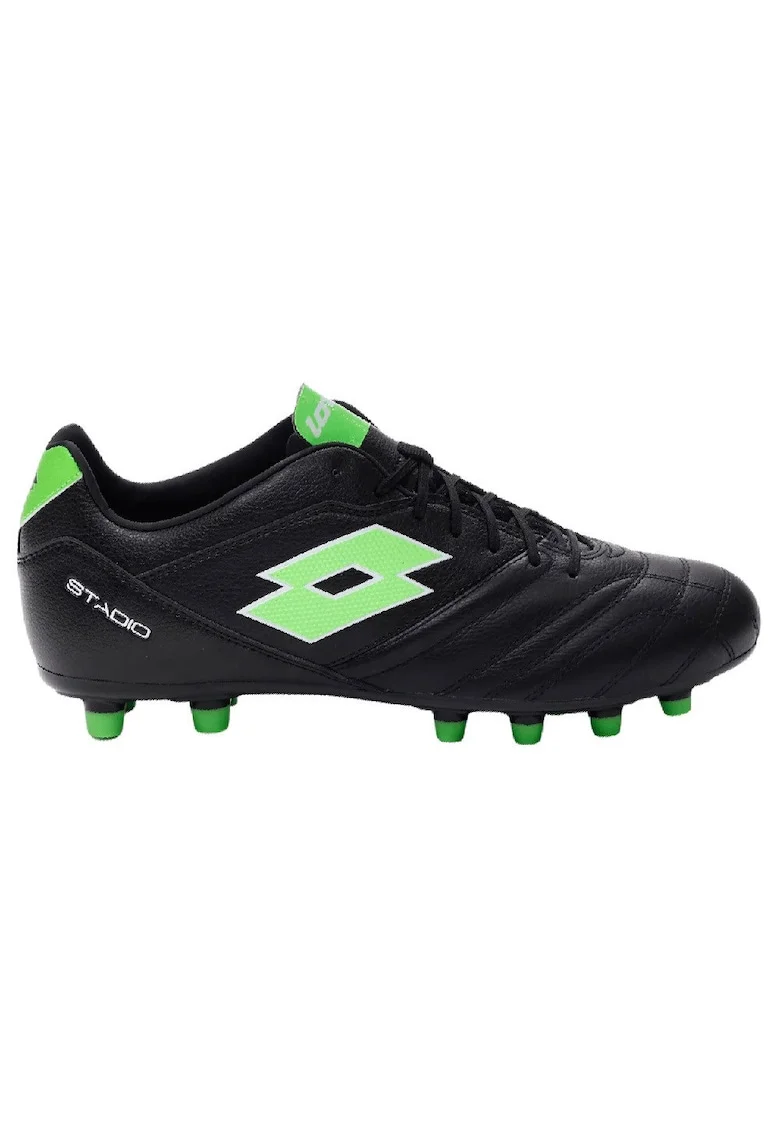 Pantofi sport barbati  Stadio 300 III FG, negru, sintetic, pentru terenuri cu iarba naturala, set de ghete de fotbal