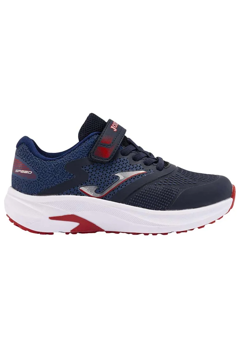 Pantofi sport copii  Speed Jr, confortabili, cu sistem de reglare a caldurii, plasa usoara, albastru inchis,