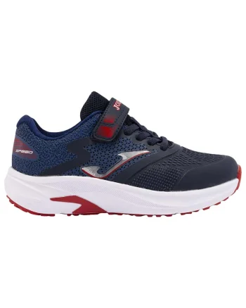 Pantofi sport copii  Speed Jr, confortabili, cu sistem de reglare a caldurii, plasa usoara, albastru inchis,