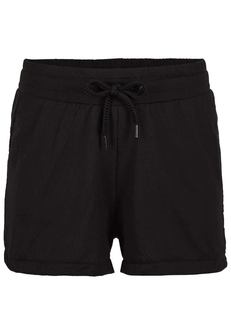 Pantaloni scurti sport dama 1A7520,  Poliester/Elastan, Negru
