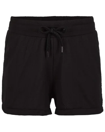 Pantaloni scurti sport dama 1A7520,  Poliester/Elastan, Negru
