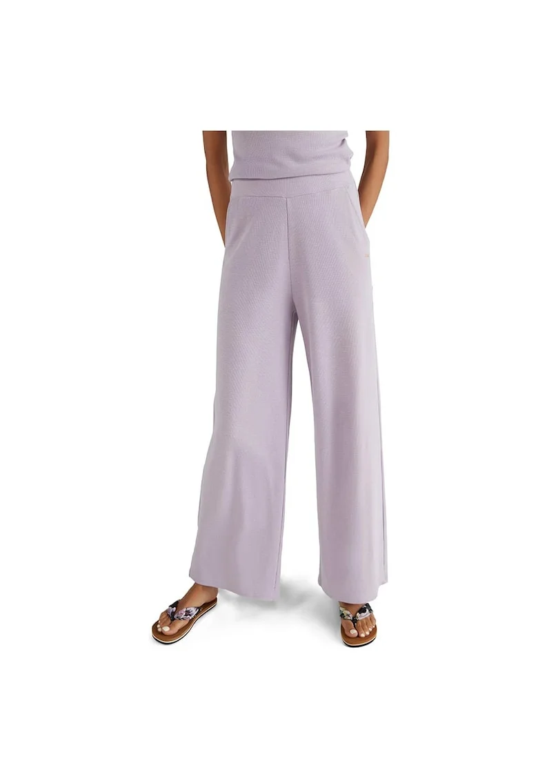 Pantaloni sport dama 1550006,  Bumbac/Poliester, Mov