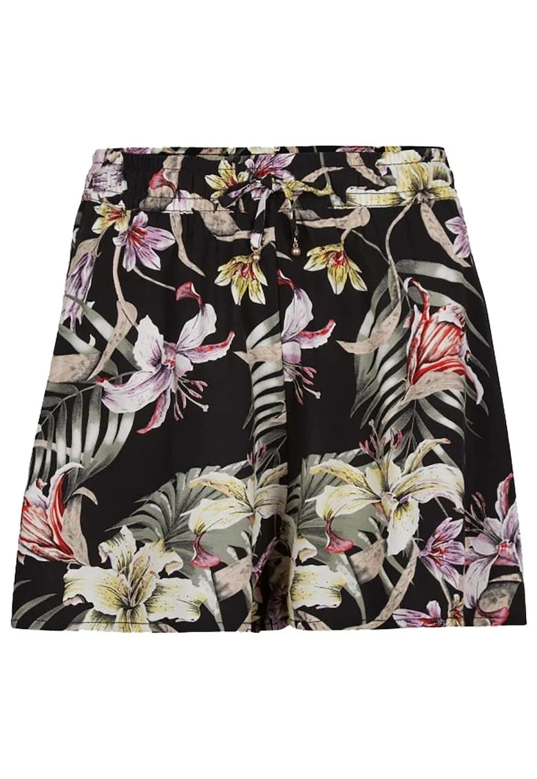 Pantaloni scurti sport dama 1700009,  Viscoza, Negru