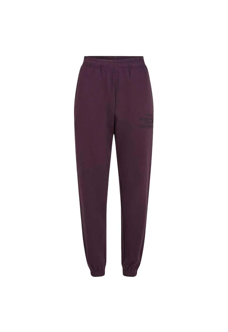 Pantaloni sport dama 1550137,  Bumbac/Poliester, Mov