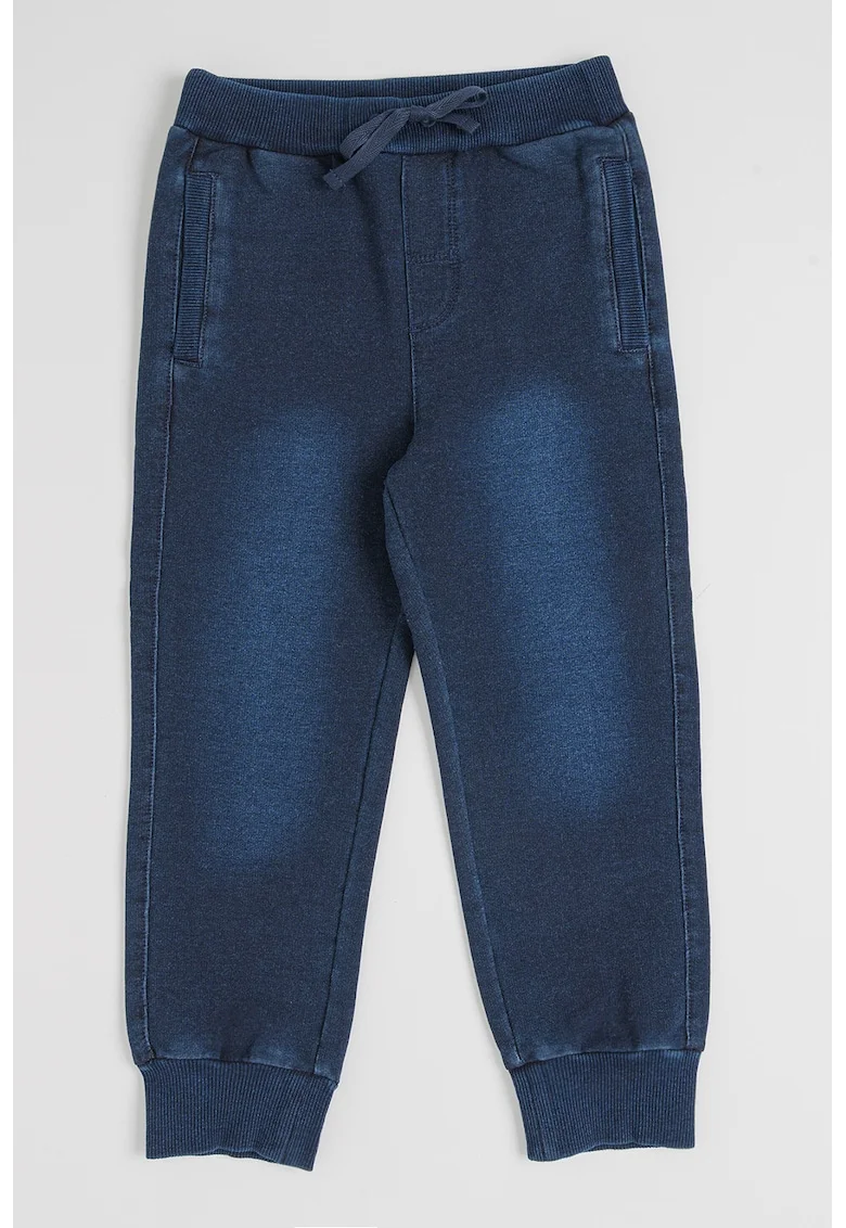 Pantaloni jogger cu doua buzunare, Negru